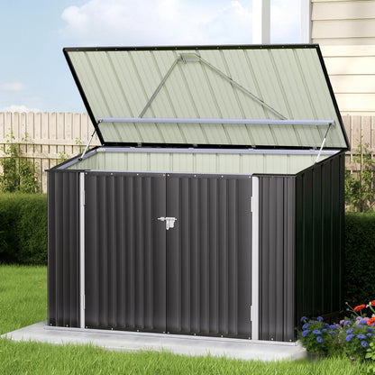 Giantz Garden Shed 2.22x0.91M Bike Sheds Outdoor Storage Tool Workshop House Shelter Double Door