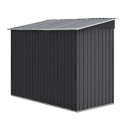 Giantz Garden Shed 2.38x1.31M w/Metal Base Sheds Outdoor Storage Tool Workshop Sliding Door