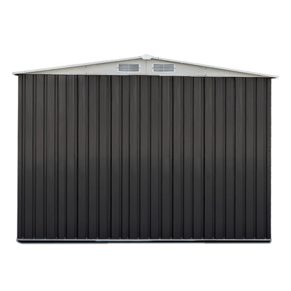 Giantz Garden Shed 2.58x2.07M w/Metal Base Sheds Outdoor Storage Double Door Tool