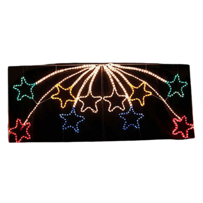 Samland Led Animated 10 Stars Motif Rope Light for Christmas 2.2m